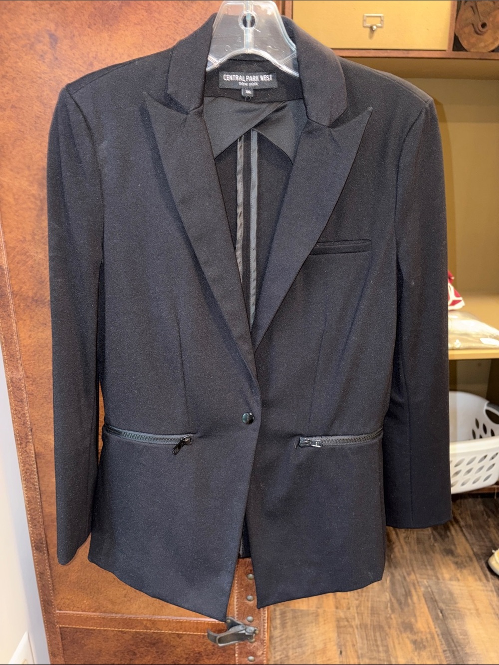 Central Park West Women’s Black Blazer. Size XS